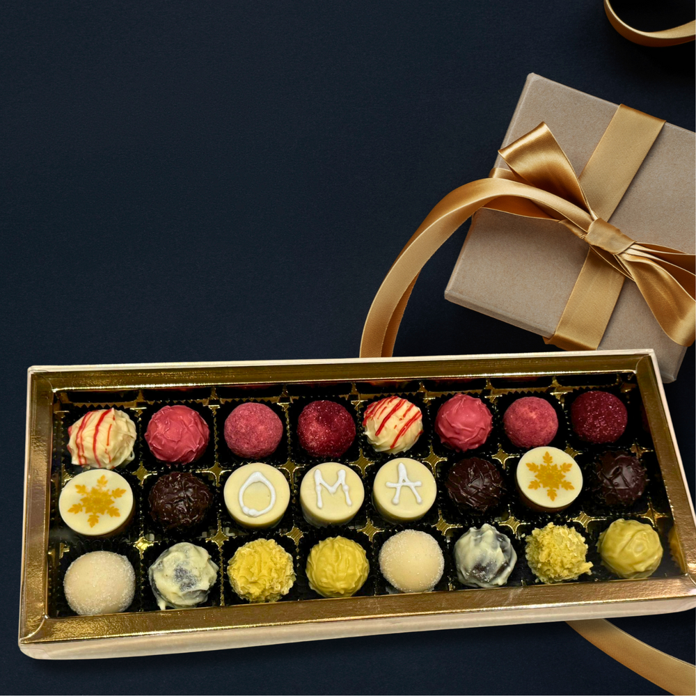 Pralinenbox Oma Braun Marbach